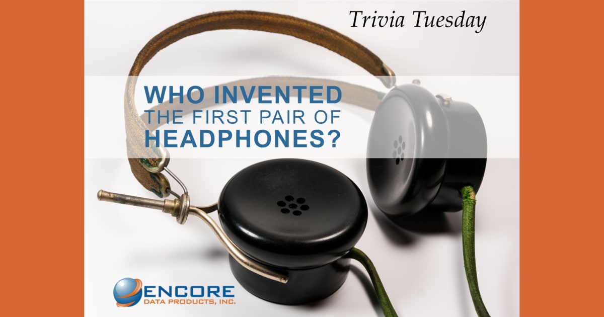 Who invented the first pair of headphones?